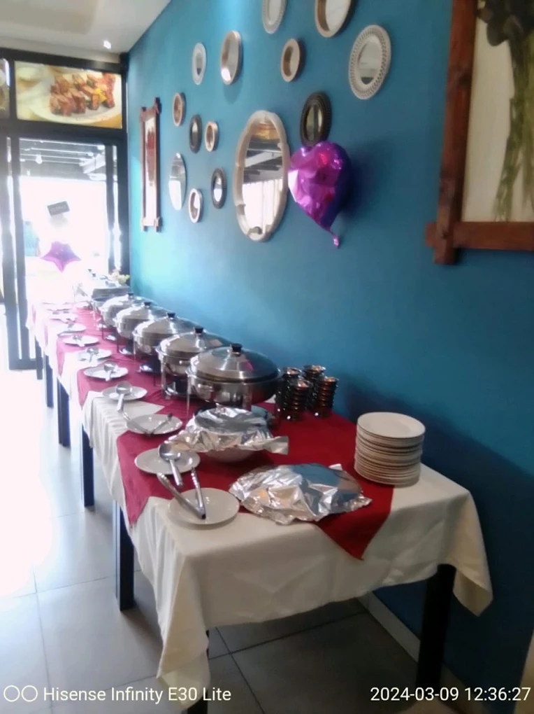 Catering setup